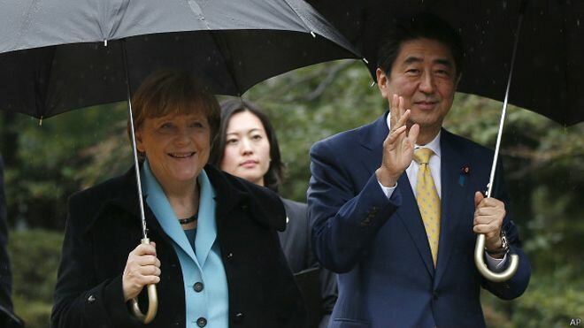 Меркель призвала Японию к послевоенному покаянию