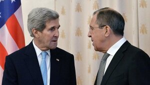 Джон Керри, Сергей Лавров, Мария Захарова, Надежда Савченко, переговоры