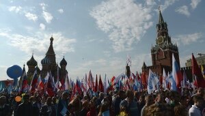 1 мая, москва, шествие, общество, профсоюзы
