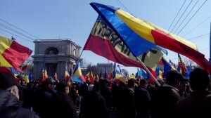 кишинев, митинг, молдавия, румыния, объединение, акция, задержания, фото 