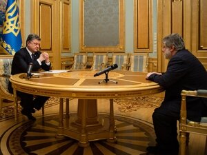 коломойский, порошенко, встреча, киев, администрация президента 