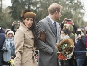 Принц Гарри и Меган Маркл, рождество, фото, королевская семья