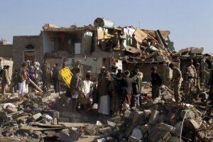 Саудовская Аравия, бомбардировки, Йемен, Сана, война, хуситы, политика, общество