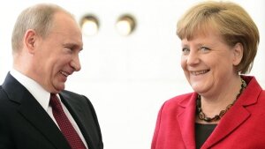 россия, путин, германия, 9 мая, меркель