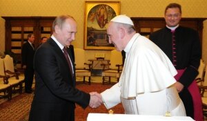 новости россии, новости кремля, папа римский, ватикан, встреча путина и папы римского