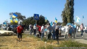 новости украины, крым, чонгар, блокада, крымские татары, меджлис