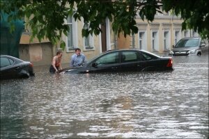 москва, июль, погода, ливень, град, видео