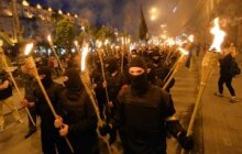 Харьков, УПА, факельное шествие, националисты