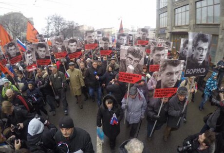 Россия, Москва, Марш памяти, Борис Немцов, политика, общество