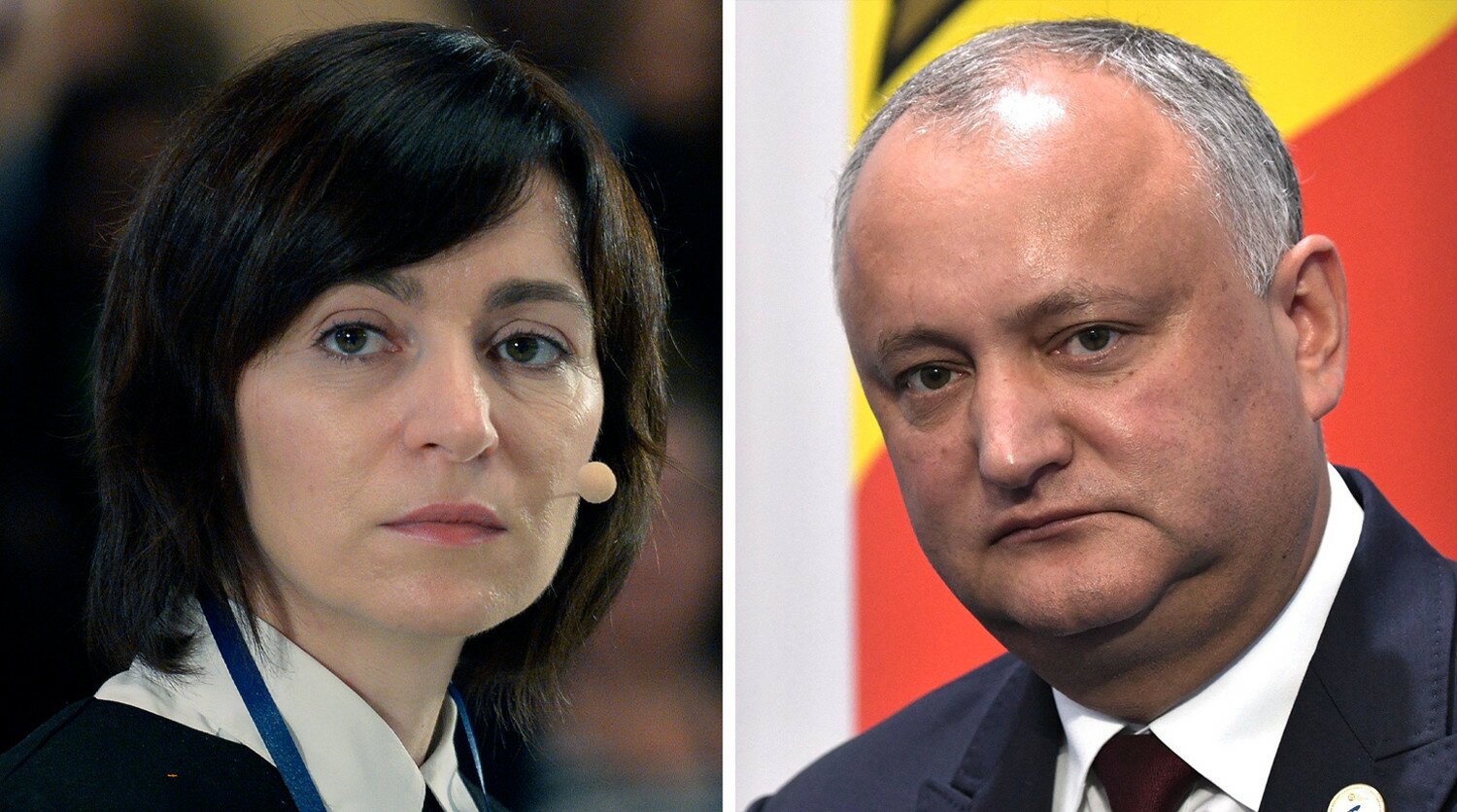 Додон против Санду: результаты экзитполов на выборах президента Молдавии 