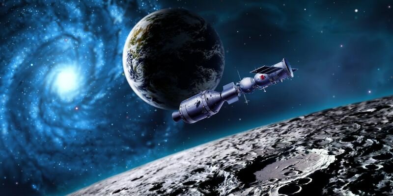 Исследователи построят космическую станцию на Луне, на поверхность которой будут спускаться 10-тонные челноки