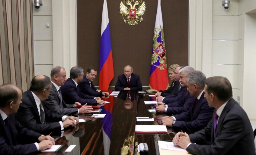 Постоянные члены Совбеза РФ тепло поздравили Путина с юбилеем – опубликованы кадры