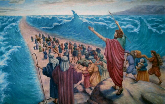 В Kpacном мope нашли apмию фараона, потопленную во время исхода Моисея из Египта