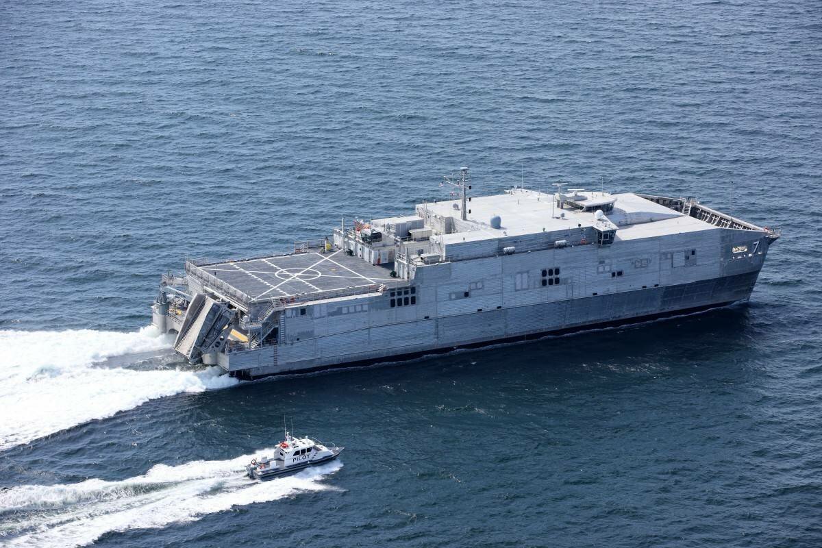 ​Десантный корабль USNS Carson City ВВС США замечен в Черном море: что известно