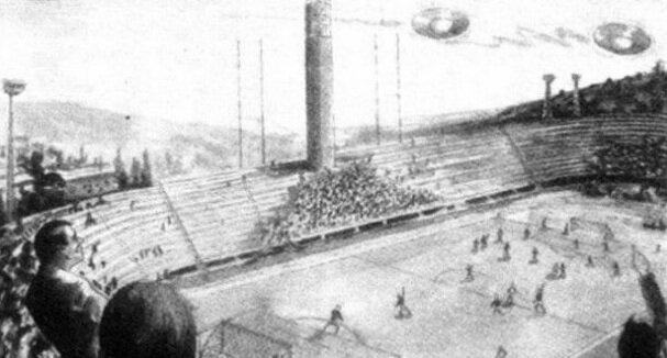 Пришельцы существуют: во Флоренции футбольный матч прервали серебристые НЛО 