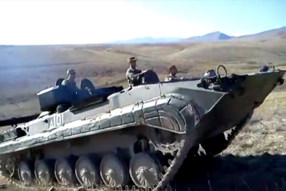 В Сирии замечена российская бронемашина "Аргус", которая может обнаружить противника на расстоянии 7 километров 