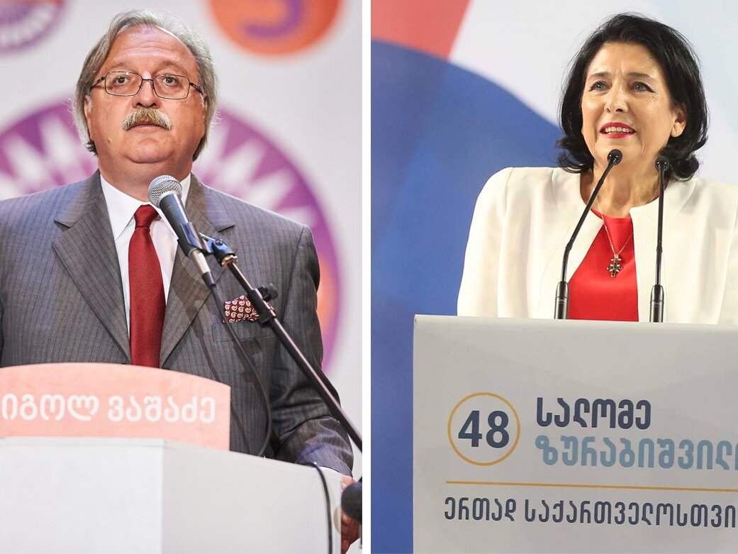Первые официальные результаты президентских выборов в Грузии: один из кандидатов уходит в отрыв