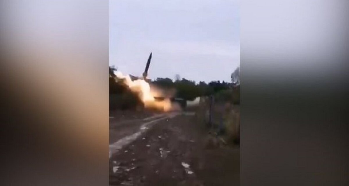 Запуск ракеты ОТРК "Точка У" в Нагорном Карабаке попал на видео