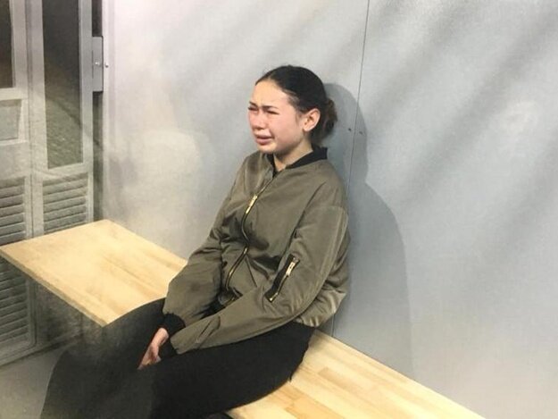 В СИЗО по-мажорски: Зайцева, сбившая в Харькове на Lexus 11 человек, отказывается от тюремной еды. Кадры