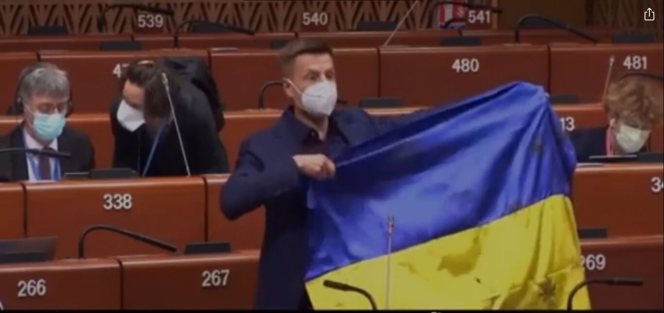 Выступление украинского депутата в ПАСЕ вызвало скандал