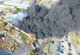 ​Масштабный пожар под Ростовом: на заводе в Батайске заживо сгорел человек