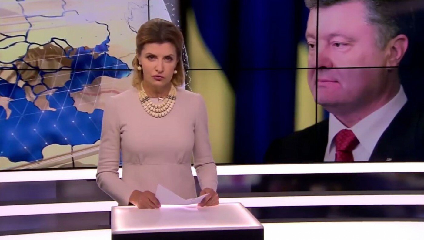 Креативная Марина Порошенко купила эфир на украинском ТВ, чтобы поздравить президента с днем рождения, - кадры 
