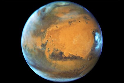 NASA показало кадры уникального рельефа – "перевернутого кратера" на Марсе