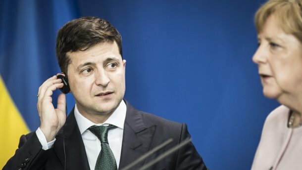 владимир зеленский, ангела меркель, нормандский формат, саммит, встреча, переговоры, политика, новости россии, новости украины, донбасс