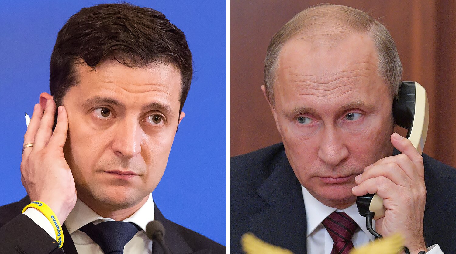 Киев намерен задать "трудные вопросы" на встрече Путина и Зеленского