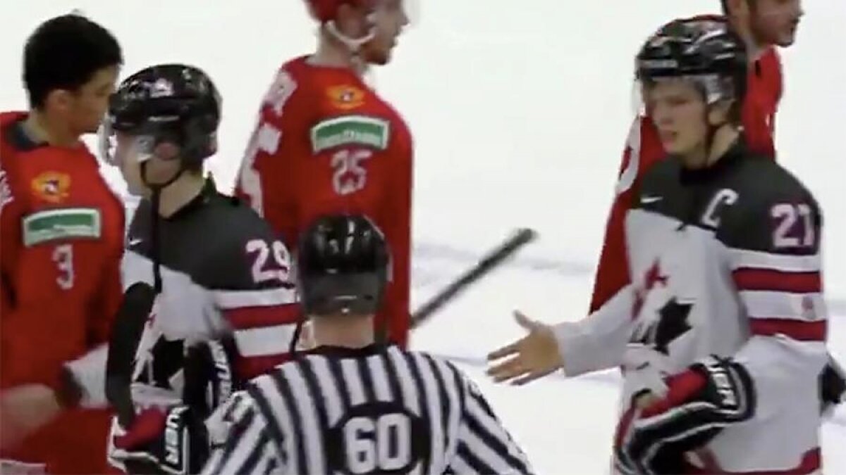 Российские хоккеисты отомстили капитану сборной Канады Хейтону, не пожав ему руку