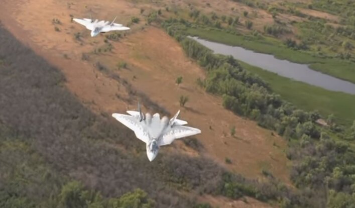 Минобороны показало феерический полет Су-57 на сверхмалой высоте – кадры