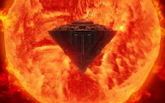 Объект, который в 100 раз больше Земли: из Солнца громадный корабль инопланетных цивилизаций – кадры 