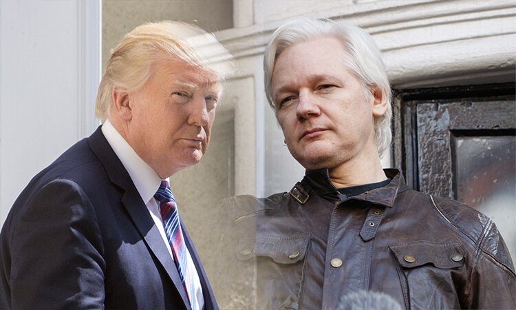 "WikiLeaks - не моя тема", - Трамп заявил, что ничего не знает об аресте Ассанжа