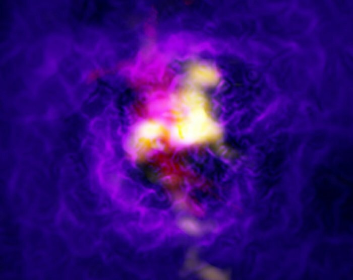 Астрономы обнаружили “космический фонтан” на огромном расстоянии от Земли