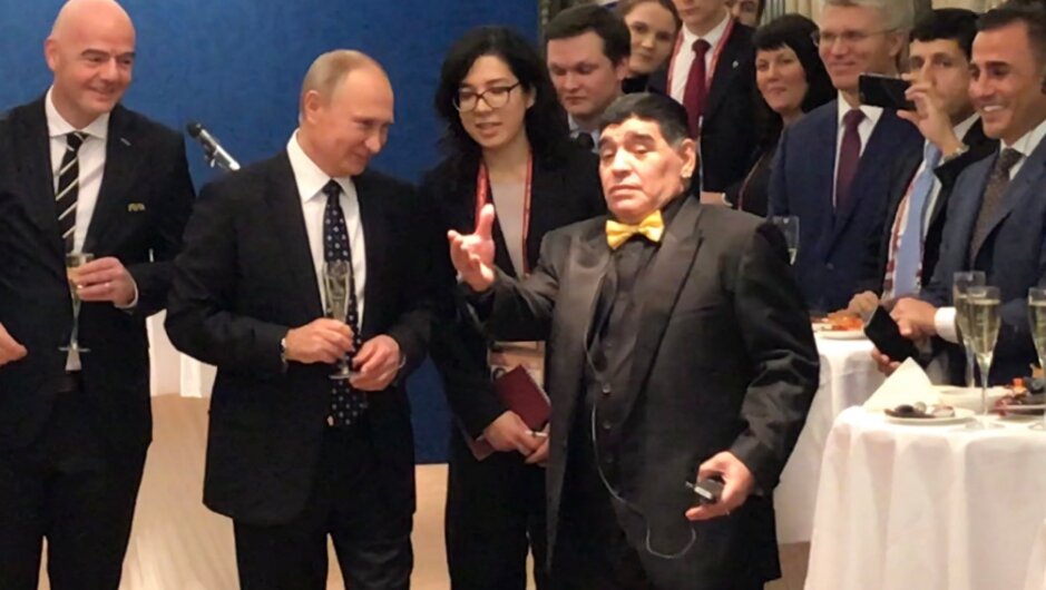 Легендарному Марадоне хватило одного слова, чтобы описать Путина