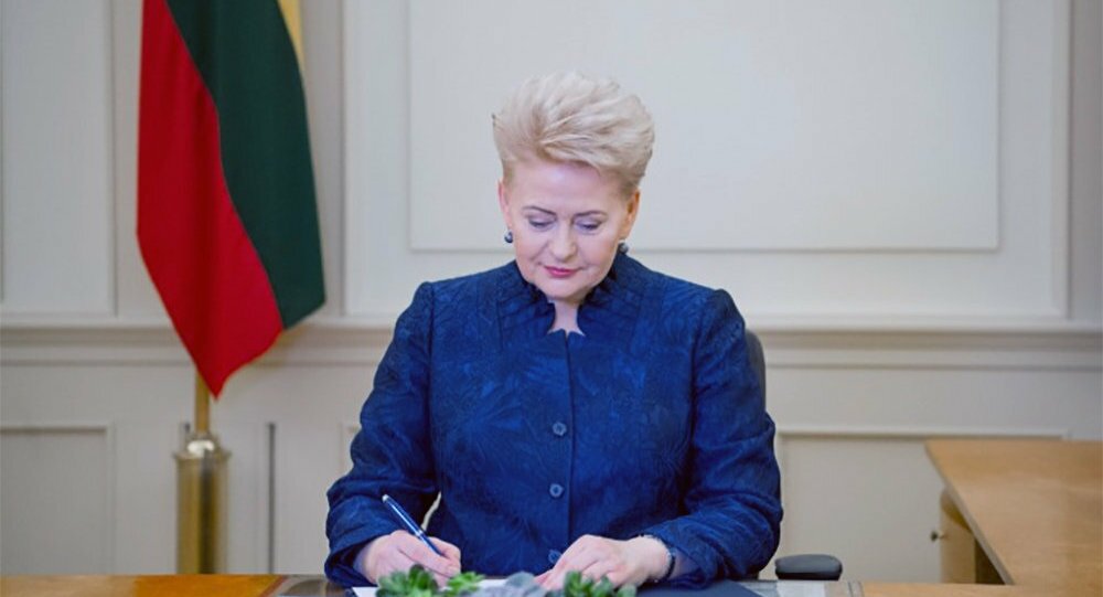 Грибаускайте придумала условие для “нападения” России на Литву