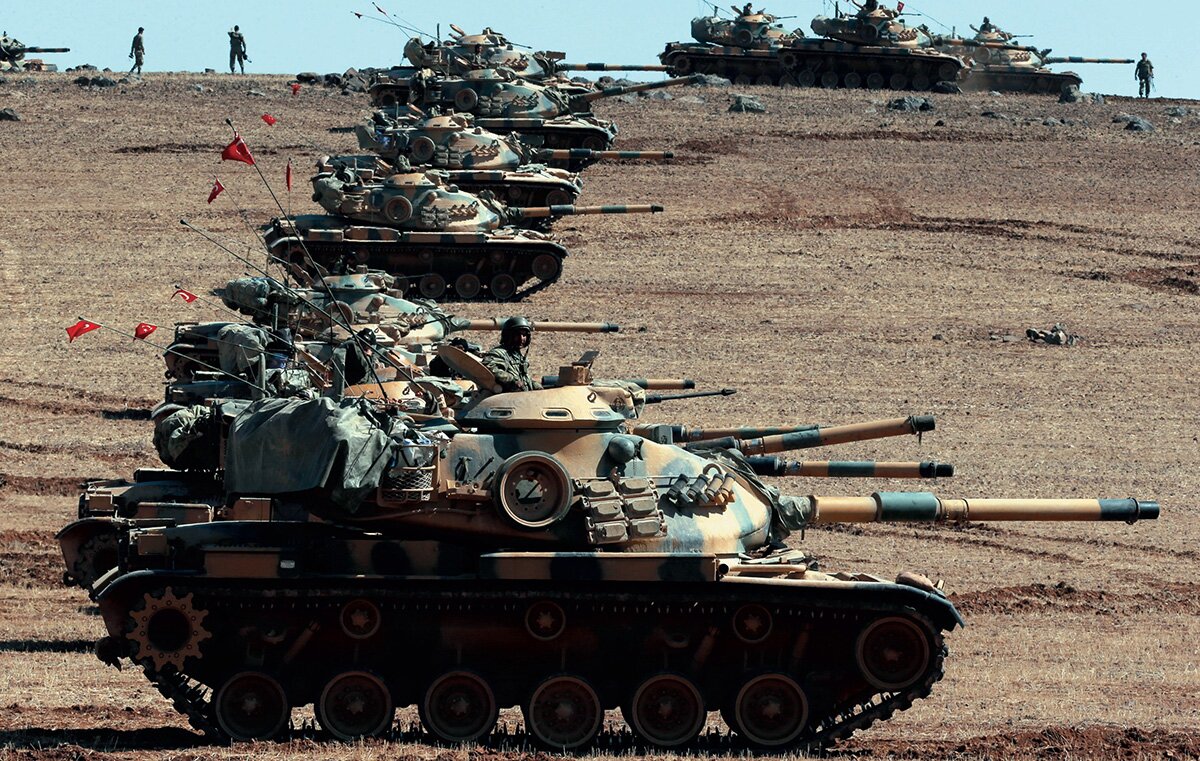Военная техника Турции вошла в Карабах 