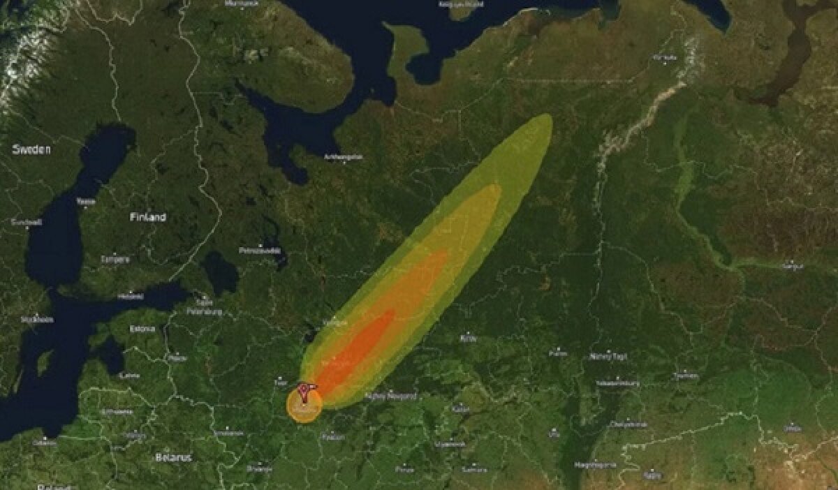 В США показали симуляцию термоядерного удара по Москве: отравил бы весь континент