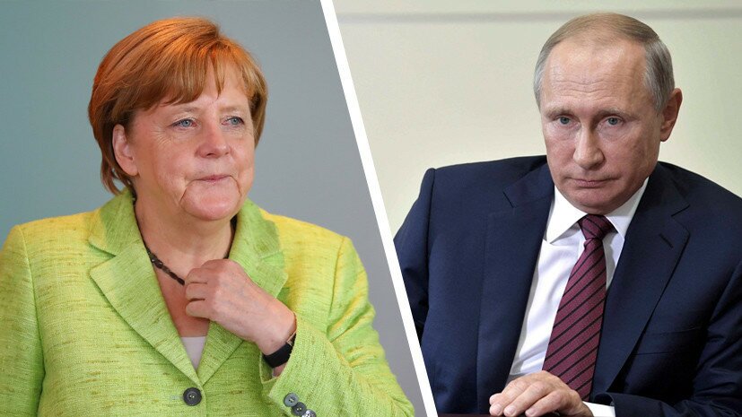 Путин и Меркель обсудили, что "удержит украинские власти от необдуманных шагов"