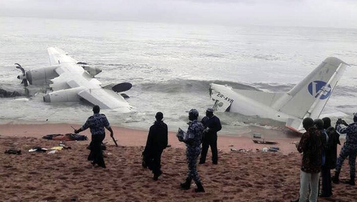 Очевидцы сообщили о выживших после жесткого крушения украинского Ан-26  в Кот-д'Ивуаре