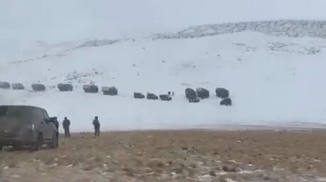 Азербайджан стянул военную технику к границе с Арменией