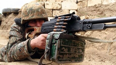 Армия обороны Арцаха показала кадры ликвидации военной техники Азербайджана