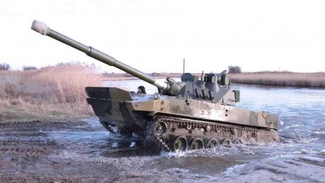 Российский танк "Спрут-СДМ1" подвергся экстремальным испытаниям в море