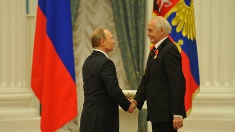 Лановой обратился к Путину с просьбой, которую они обсудят на акции "Бессмертный полк"