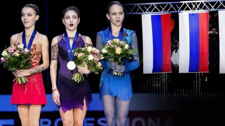 Косторная, Щербакова и Трусова заняли все призовые места на ЧЕ по фигурному катанию: видео триумфа