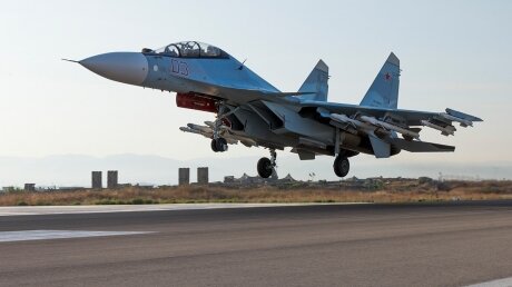 Су-30СМ ВКС России серией ударов сокрушил террористов в Сирии 