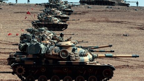 Военная техника Турции вошла в Карабах 