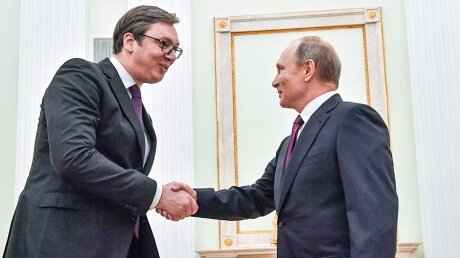 Вучич поблагодарил Путина за подвешивание газа для Сербии: "Спасибо президенту России"