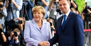 меркель, дуда, сша, евросоюз, трамп, германия, польша 