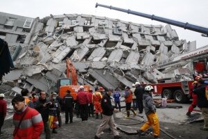 землетрясение, Тайвань, погибшие, госпитализация, пропавшие без вести, разрушения, 